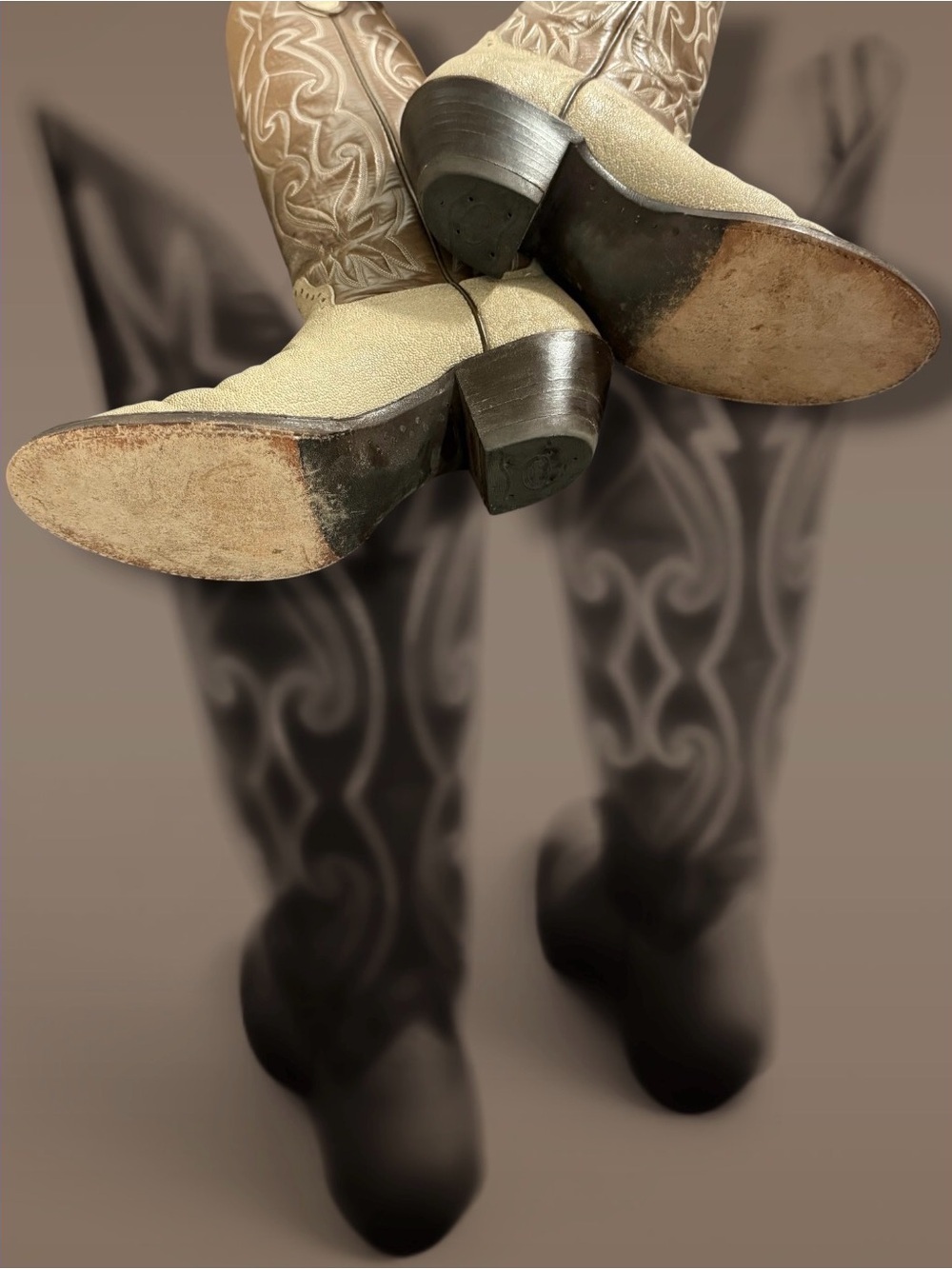 HONDO 1989 Genuine Elephant Cowboy Boots- women’s - Picture 6 of 9